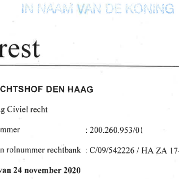 Arrest rechtsgrondslag gebruiksverbod gwbm buiten de landbouw